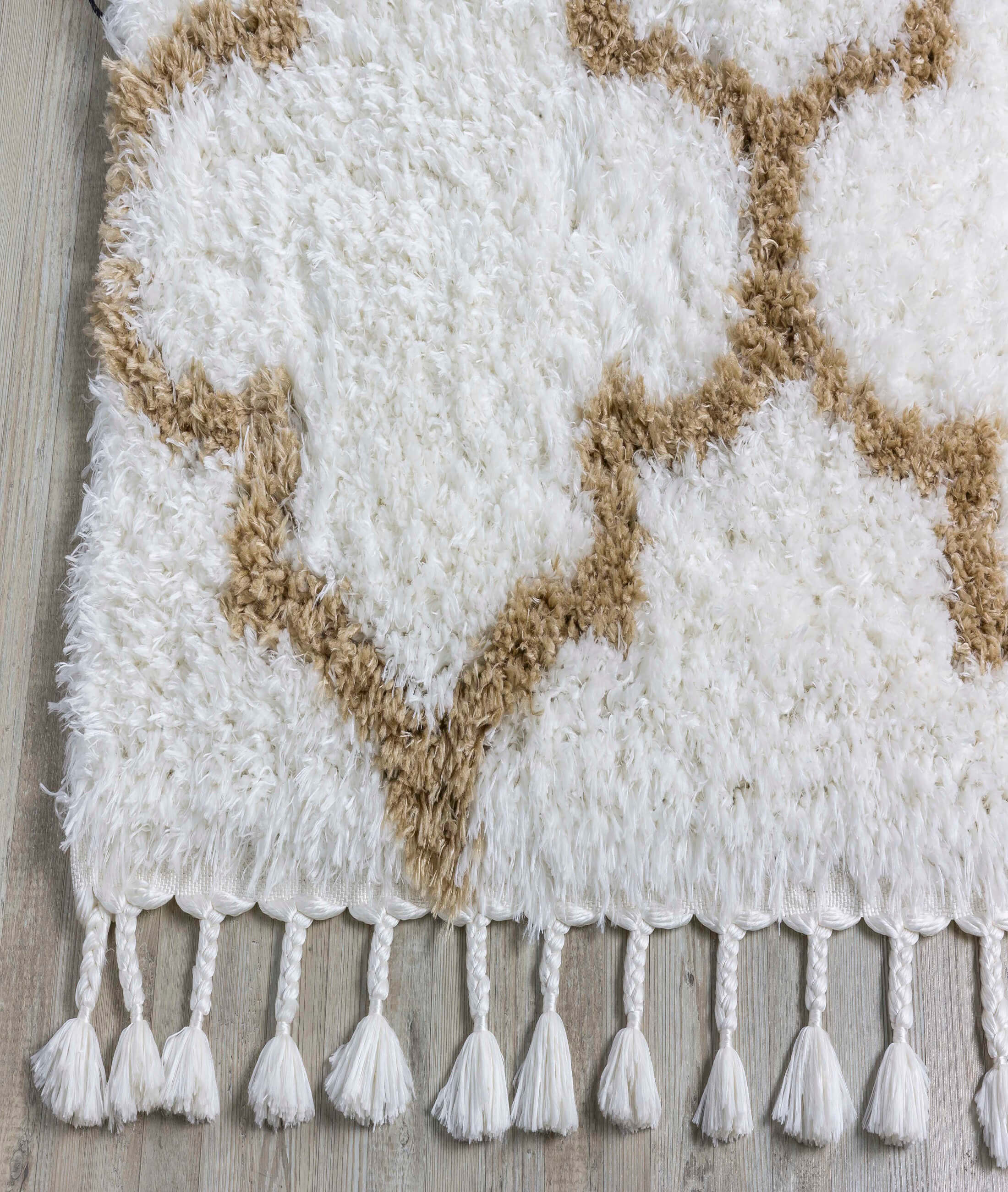 Marakesh White Beige Carpet 1573C